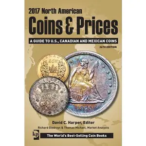 USED Book - 2017 North American Coins & Prices: A Guide to U.S., Canadian and Mexican Coins (Paperback) - english