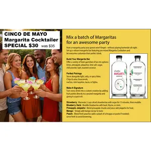 Cadillac Margarita Cocktailer Bottle Classic Drinkware Glass 32 oz Clear Glass with Pour-to Lines for a VIP Cocktail Drink Reusable Portable Tumbler Cup for Easy Mixing