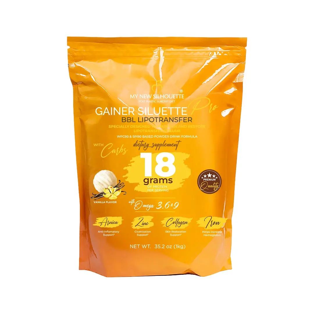 Protein Gainer Siluette PRO with carbs | Post BBL Suport Protein Gainer Siluette PRO with carbs | Post BBL Suport