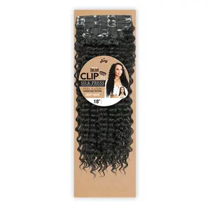 Royal Zury Weave Natural Dream Silk Press Clip On 7Pcs Deep Wave 18"