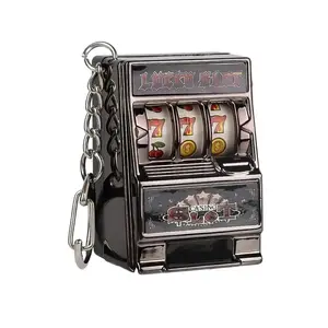 Mini Arcade-Style Keychain – Playable Retro Toy Keychain with Movable Lever