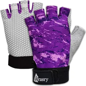UV Fishing Gloves Fingerless Sun Protection Men Women UPF50+ SPF for Fishing Kayaking Paddling Hiking Sailing Rowing Driving Canoeing Glove