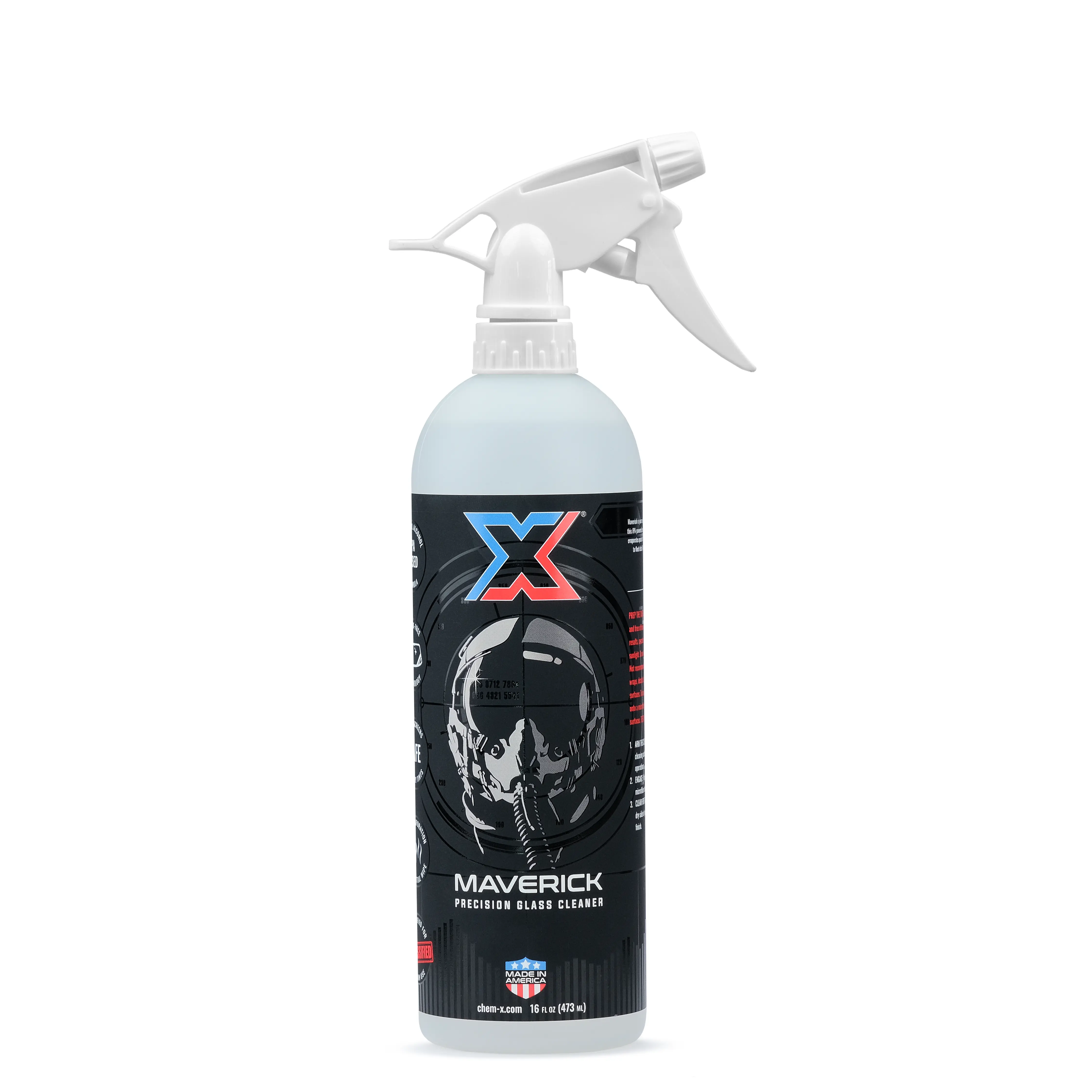 Maverick Precision Car Glass Cleaner - Surface Cleaner for Window Cleaning, Ready-to-Spray Automotive Cleaning Fluid with 0 Streaks, Zero Streaks