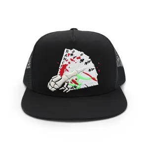 Dead Man’s Hand- Flat bill Trucker Snapback