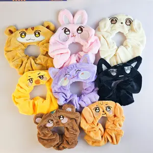 Animal Scrunchie Soft Hair Tie Accessories Plushie Unisex Kpop Gift