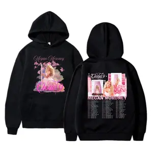 Megan Moroney Cloud 9 Concert Hoodie, Sweatshirt, TShirt, Pink Graphic Front Print Sweatshirt with Back Tour Date Design, Country Music Fan Merch, Soft Cozy Casual Outfit for Women and Girls