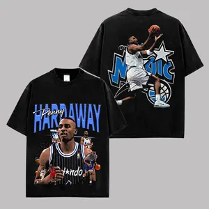 Penny Hardaway 1 Vintage Basketball Graphic Tee, Orlando Blue Magic Style Retro Hoops Shirt, Playmaker Legend Streetwear T-Shirt, Oversized Sports Fan Tee, Cotton Shirt