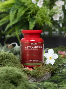 EKANG Pure Astaxanthin Supplement 10mg per Softgel Antioxidant Complex 30 Capsules Sourced & Made in USA