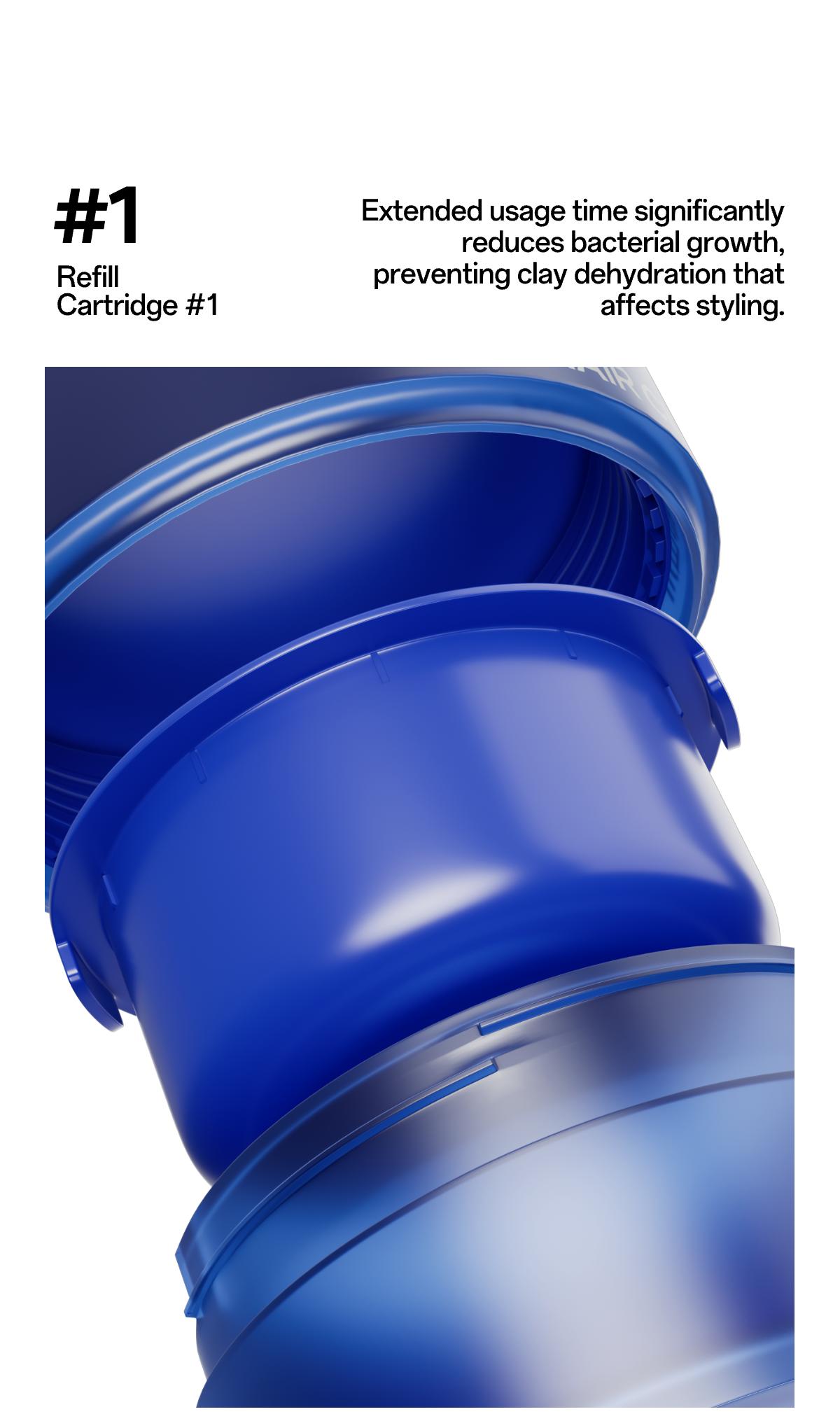 ApexFlow Texture Hair Clay-Premium Men’s Hair Styling Clay for a Super High Hold, Matte Finish – Clay & Wax Hybrid, Ideal Texture Product for Straight, Wavy and Thick Hair Types – Travel Size