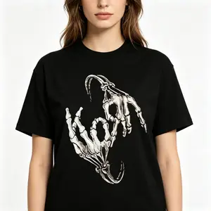 "Korn Skull Finger Logo" Graphic Tee |   Nu-Metal Band Inspired Statement T-Shirt |   Men's Streetwear Casual Daily Wear Top