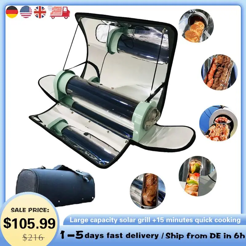 4.5L Stove Solar Cooker Kit four solaire Solar Oven Grill Portable Oven BBQ Grill Solar Oven horno solar Solar Grilling Oven