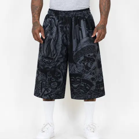FB County Graffiti Mesh Shorts