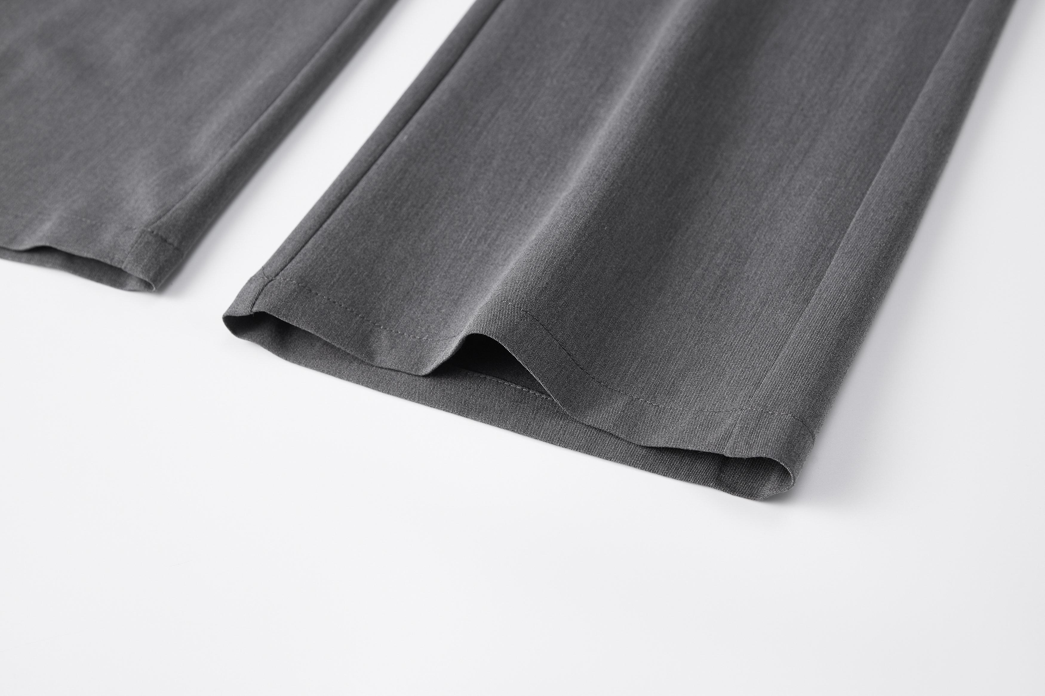 Men’s summer lightweight American high-street loose slightly flared casual dress pants