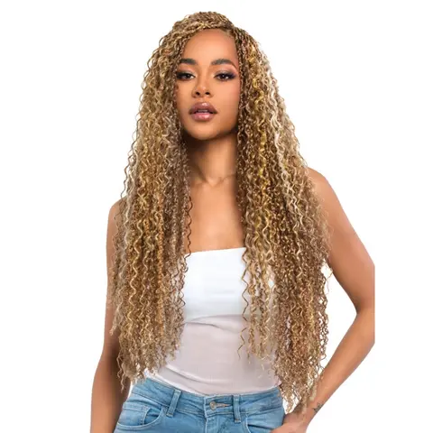 Bobbi Boss Xtra Boho Pre-Looped Crochet Braids - BOHO FINE TWIST+WAVE 14/24 3X