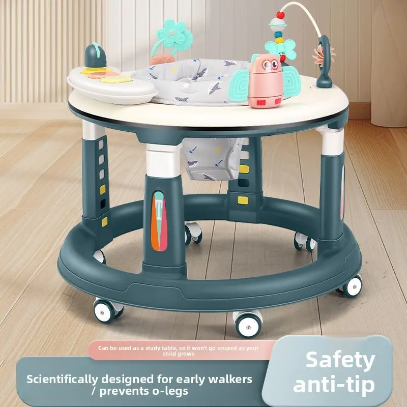 Baby Walker for Boys and Girls Multi-Functional Anti-Rollover 7-1 August Boys and Girls Can Sit and Push Baby Carriage Plastic Material