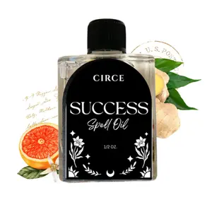 Success Spell Oil 1/2 oz | Magickal Oil | Ritual Spell, Victory Spell, Intention, Conjure Daily