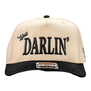 Well Darlin' - Two Toned Black Cap - BLACK/NATURAL Well Darlin' - Two Toned Black Cap - BLACK/NATURAL