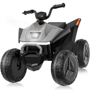 YUNTOPKIDS(ATV) 24V Kids Ride On Car, 2 Seater Electric ATV with Music, Headlights & 2x200W Motor, Wide Wheels All Terrain Toy for Ages 3-8, Ultimate All-Terrain Adventure Vehicle for Kids.
