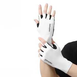Summer Lightweight Half-Finger Sports Gloves, Breathable High-Elastic Mesh, Durable Anti-Slip PU Palm Pads, Cycling/workout/gym Use