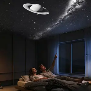 2-in-1 Projector Night Light,USB Galaxy Projector with 12 Random Sliding Projection Films,Starry Sky Night Light Projector with Adjustable Brightness for Car,Room Decor, wall lamp, a wonderful gift