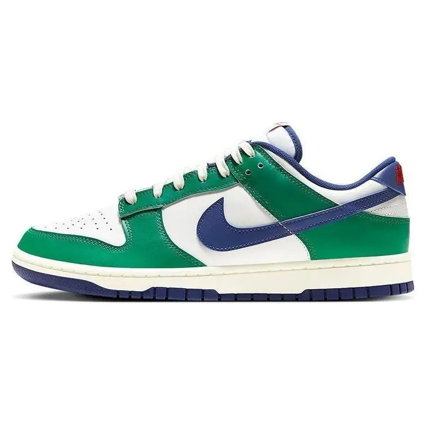 Nike Dunk Low Retro Gorge Green Deep Royal Blue Versatile Skate Shoes Unisex FQ6849-141
