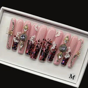 Missunail B33 b36 b15 b18 b13 b34 b38 b23 b19 b32 b35     10pcs handmade customize acrylic press on nails Acrylic Durable Luxury Nail Art