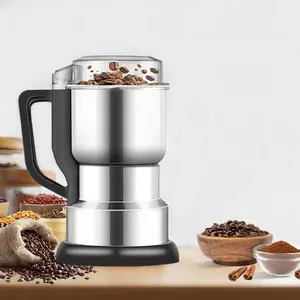 Fast Electric Coffee & Grain Grinder for Home & Office, Food-Grade Safety, Multifunctional Espresso & Bean Mill, Perfect Gift for Coffee Lovers