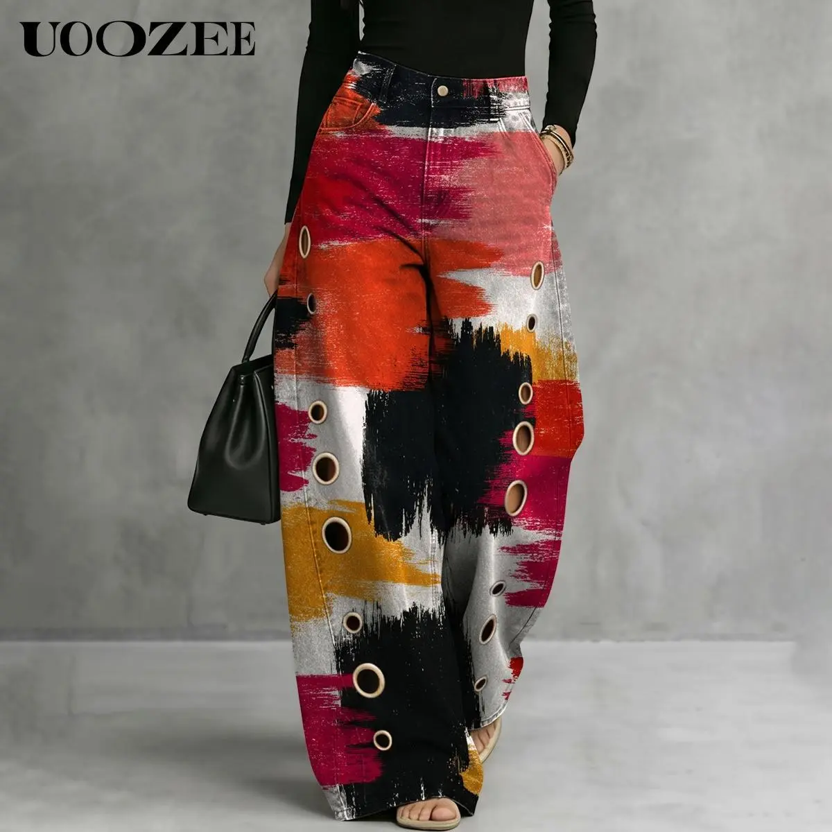 Polyester-Color Block(Non-denim)
