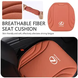 Car Seat Protection Cushion Seaweed Fiber Anti-slip Breathable Front And Rear Seats Pad Dustproof Cover Fits For Lexus ES200 ES260 ES300 RX300 LS500h GS300 IS250 IS300 CT200h LX570 GX NX UX Auto Interior Accessories Seat Protectors Cushion