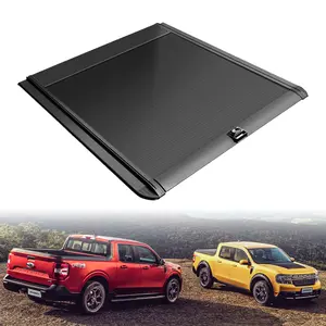 SADELOOS Retractable Truck Bed Tonneau Cover Compatible with 2022 2023 2024 2025 2026 Maverick (4.6'/54.4'') Retractable Hard Truck Bed Cover Password Lock