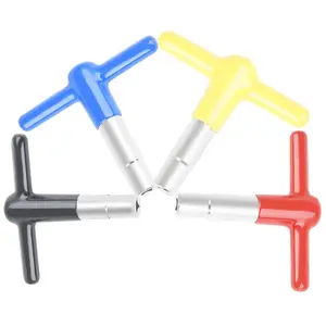 Drum Key, 1 Count Durable Zinc Alloy Drum Key with Non-slip Silicone Grip, Professional Drum Accessories for Drum Lovers