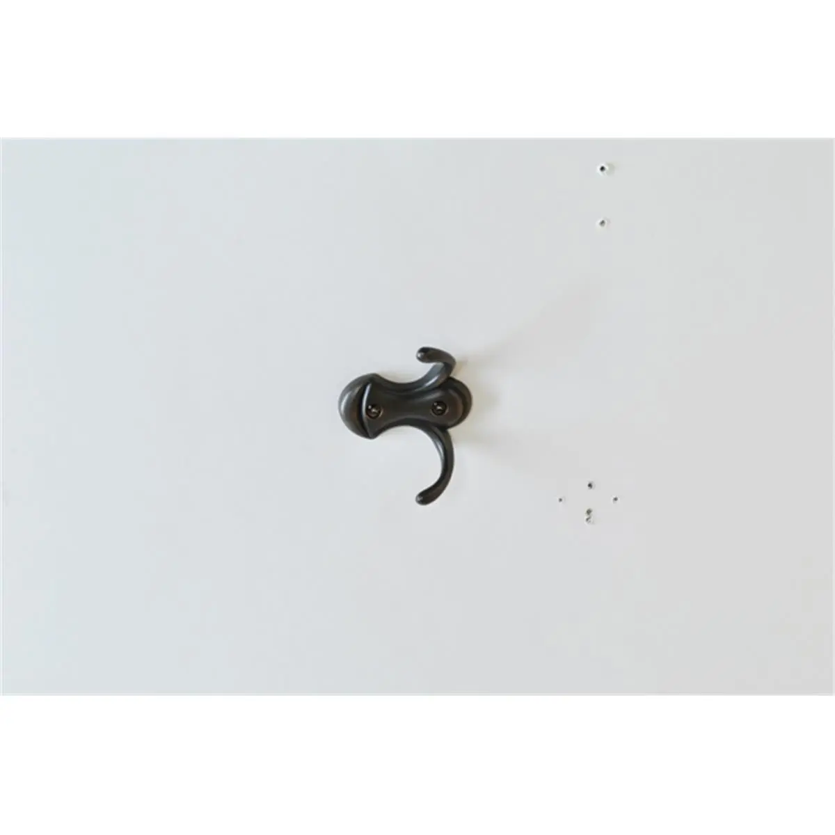 212 MAIN Traditional Horizontal Metal Wall-Mount Double-Arm Zinc Robe Coat Hook, Venetian Bronze, for Indoor Residential Use