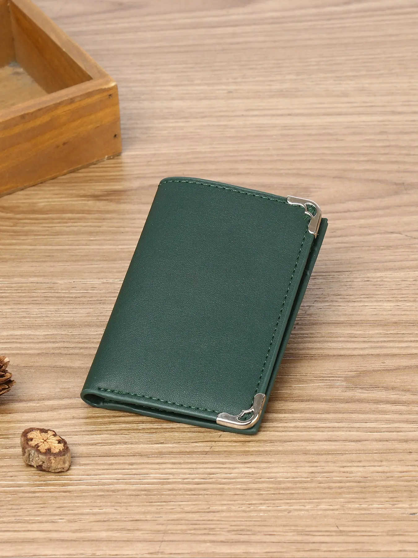 Men's Minimalist Plain Color Card Holder, Simple Style Business Card Holder, Multi Card Slot Card Holder, Casual Trendy Versatile High-quality Daily Wallet, Card Holder Organizer