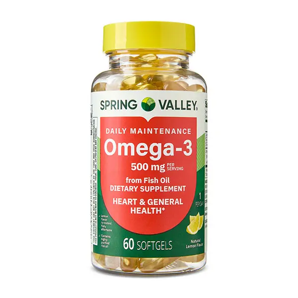 Daily Maintenance Omega-3 500mg from fish oil, 60 Softgels