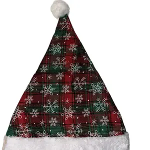 Flannel Christmas hat
