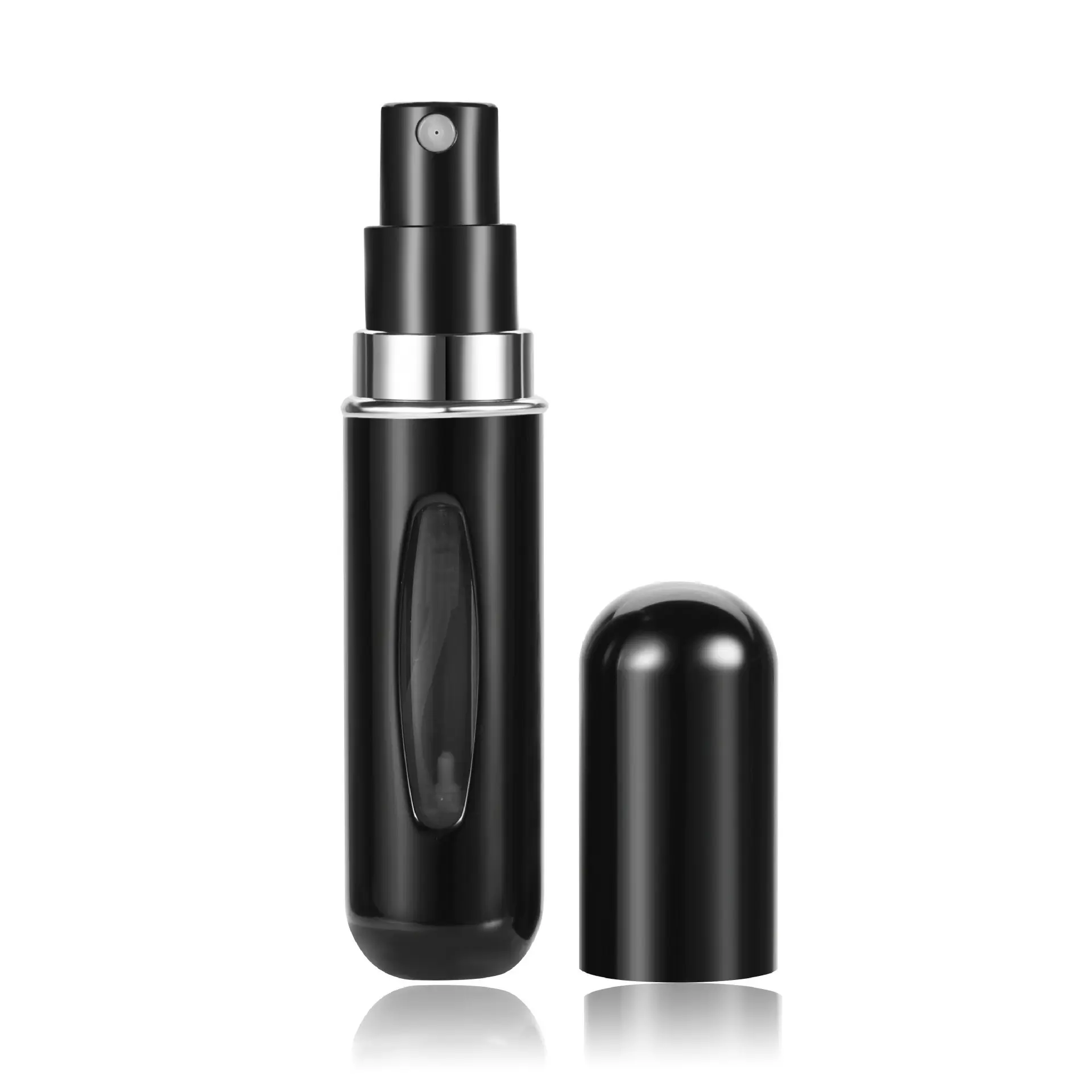 Portable Travel Perfume Bottle, Reusable Plastic Scent Dispenser, Press Spray Design, Multiple Colors Available, Ideal for Cosmetics Samples, Cosmetic Tool, Makeup, Portable Perfume Bottles