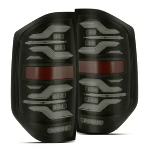 AlphaRex 14-21 Toyota Tundra LUXX-Series LED Tail Lights Black