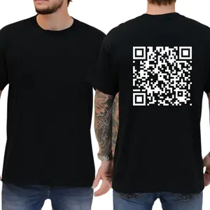 Fck Trump QR Code T-Shirt, Unisex Graphic Tees, Casual Menswear, Comfy Cotton, Funny Shirts
