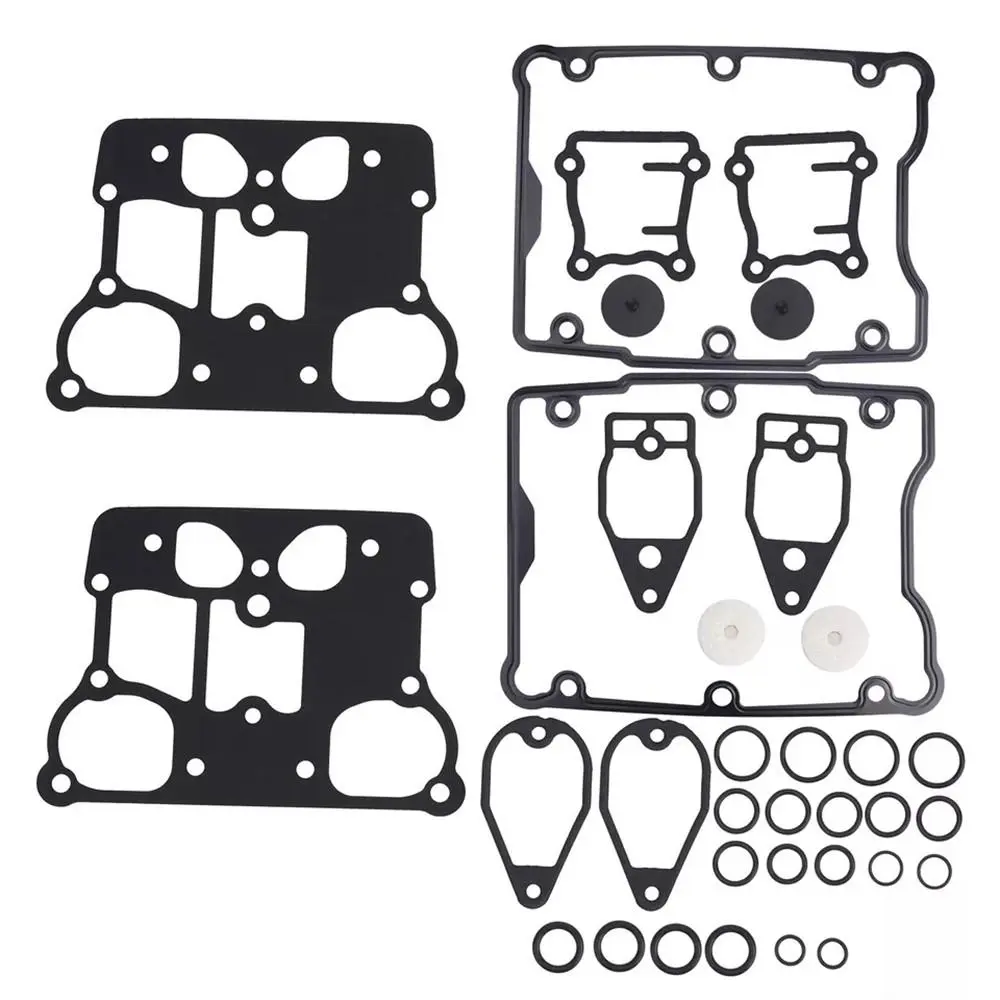 Engine Gasket Rocker Box Gasket Kit for HARLEY TWIN CAM Dyna Softail C9588