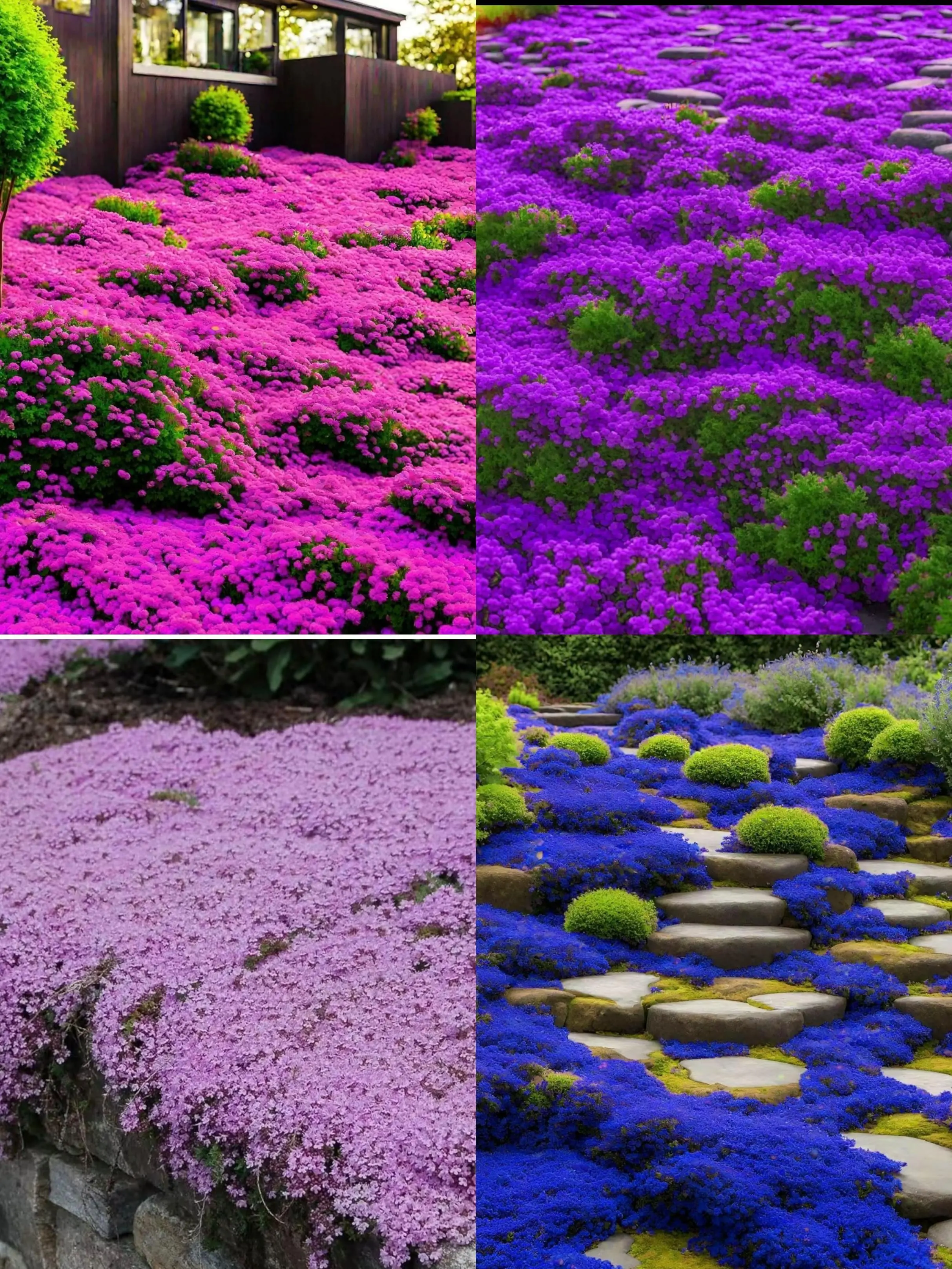 1000pcs Creeping Thyme Seeds for Planting, Garden Herb Seeds for Ground Cover Growing, Seeds Only, Not Live Plants