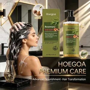 Rosemary Shampoo (with a free gift of Hoegoa 3-in-1 Hair Nourishing Shampoo) - A shampoo that cleanses the scalp, nourishes the hair, and leaves it strong, soft, smooth, and refreshing.