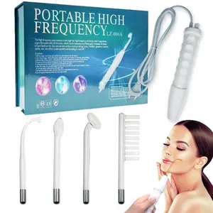 High-Frequency Facial Massager Stick, Portable Home Beauty Tool Kit, Multi-Functional Skincare Set for Women & Men, Facial Beauty Massagers, Facial Beauty Instrument, Facial Beauty Machine, Skin Care Tools