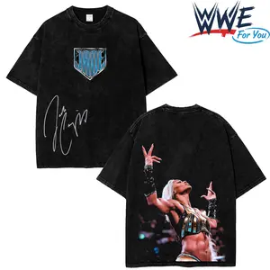 WFU - Jade Cargill Washed Black T-Shirt WWE Women Wrestling Shirt Vintage Acid Wash Graphic Tee Oversized Unisex Cotton Crewneck Streetwear Gift for Fans size S - 5XL legend