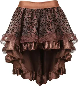 Embrace the Whimsy of Steampunk with This Multilayered Tulle Midi Skirt
