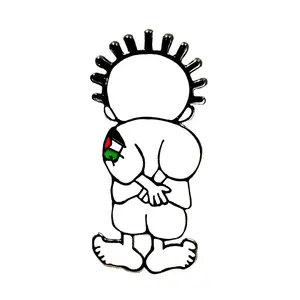 Handala Hard Enamel Badge / Pin / Brooch with premium backing