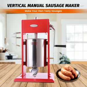 Hakka 22 Lbs(10 Liter) Sausage Stuffer 2 Speed Spray-painted Vertical Meat Filler