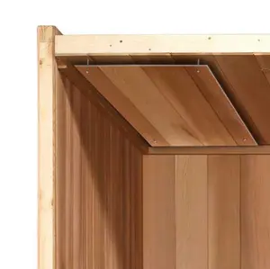 Barrel Sauna Heat Shield with Hardware (Flat)