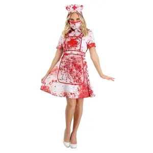 Women's Blood Splatter Nurse Costume