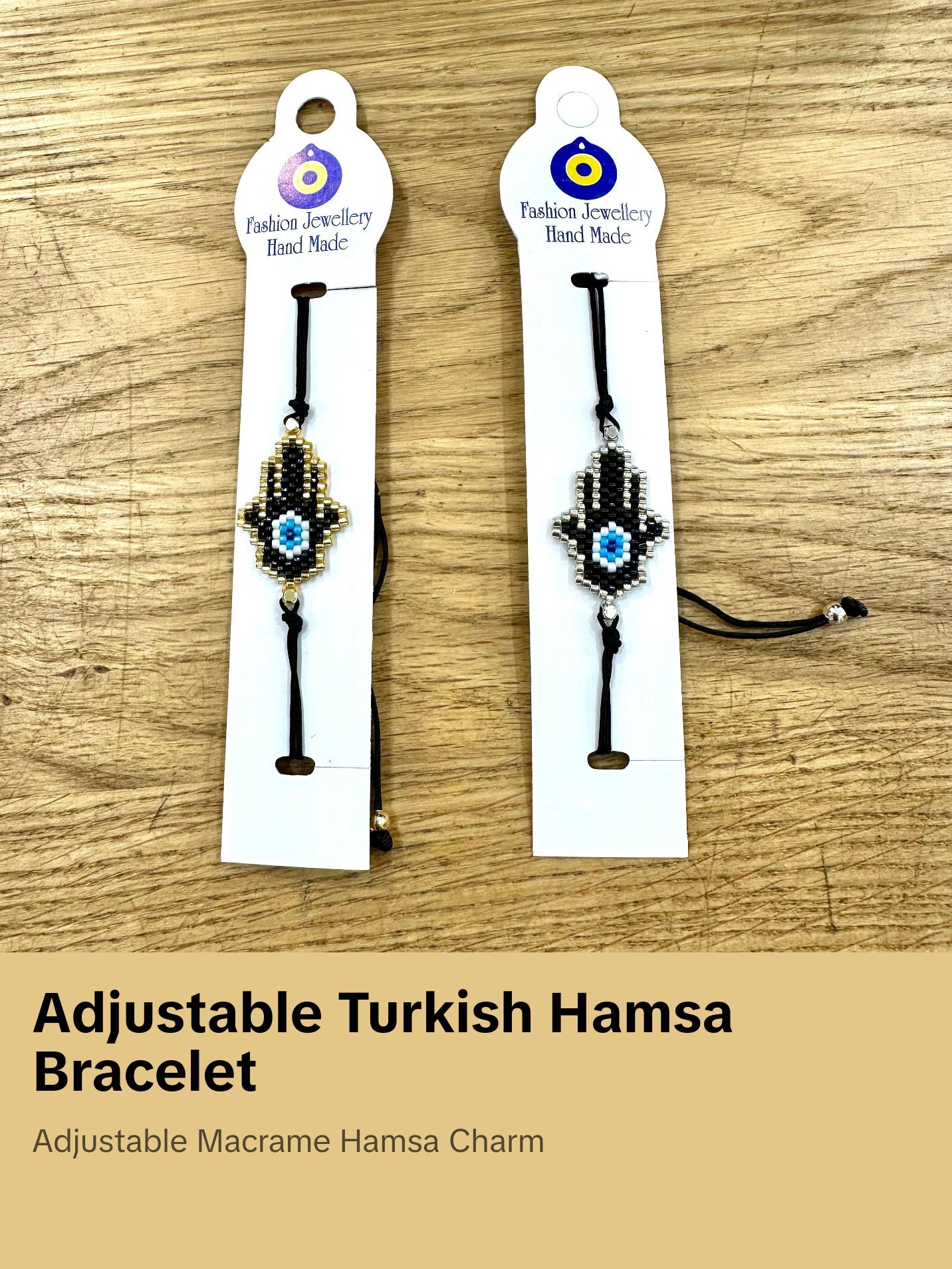 Turkish Hamsa Bracelets Adjustable