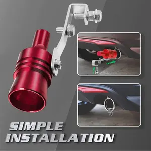 Colorful Turbo Sound Whistle for Car Truck Suv Motorcycle and Scooter Exhaust Noise Enhancer, Boost Your Vehicle's Sound Performance, for Automotive